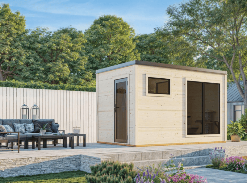 Sauna sauna grace l 3,9x2,3m l 8,2m² l 56mm
