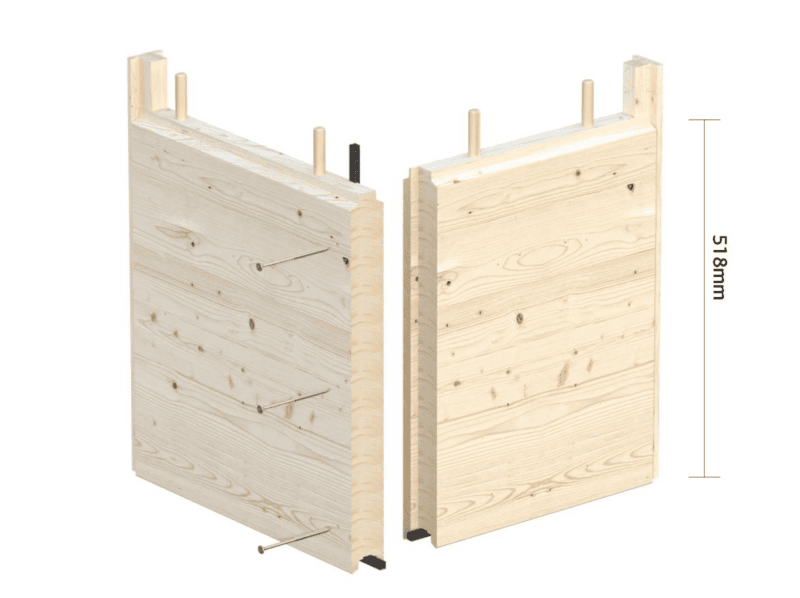 Sauna sauna grace l 3,9x2,3m l 8,2m² l 56mm