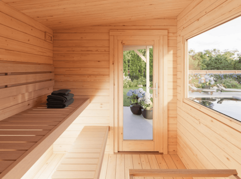 Sauna sauna sanna l 4,9x2,1m l 4,1+5,9m² l 44mm