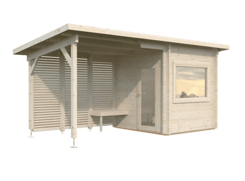Sauna sauna sanna l 4,9x2,1m l 4,1+5,9m² l 44mm