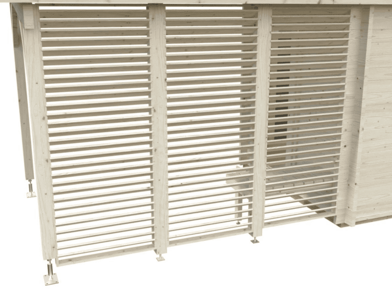 Sauna sauna sanna l 4,9x2,1m l 4,1+5,9m² l 44mm