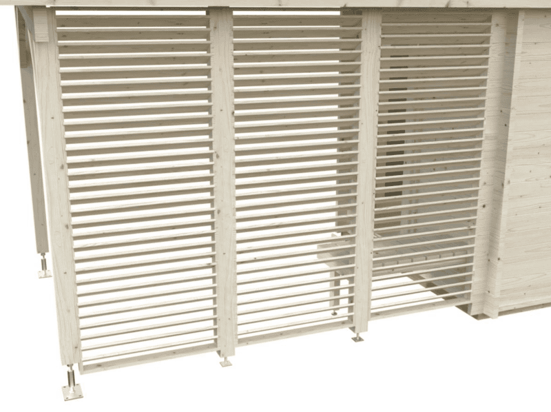 Sauna sauna sanna l 6,3x2,1m l 6,8+5,9m² l 44mm