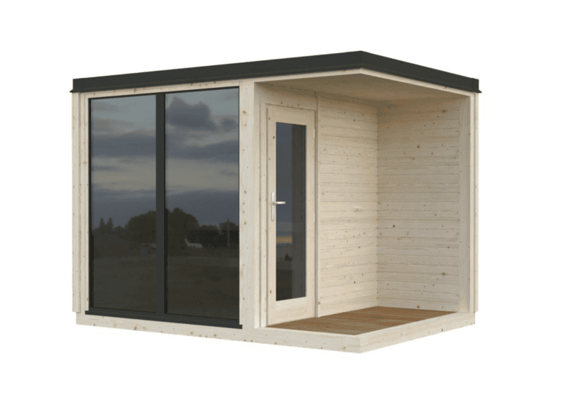 Sauna sauna sarah l 3,2x2,2m l 3,8+2,1m² l 16mm