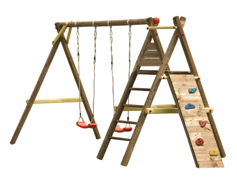 Parque Infantil De Madera Bosse L 4,45X2M L 8,9M² - Kora Habitat Parque infantil de madera parque infantil de madera bosse l 4,45x2m l 8,9m²