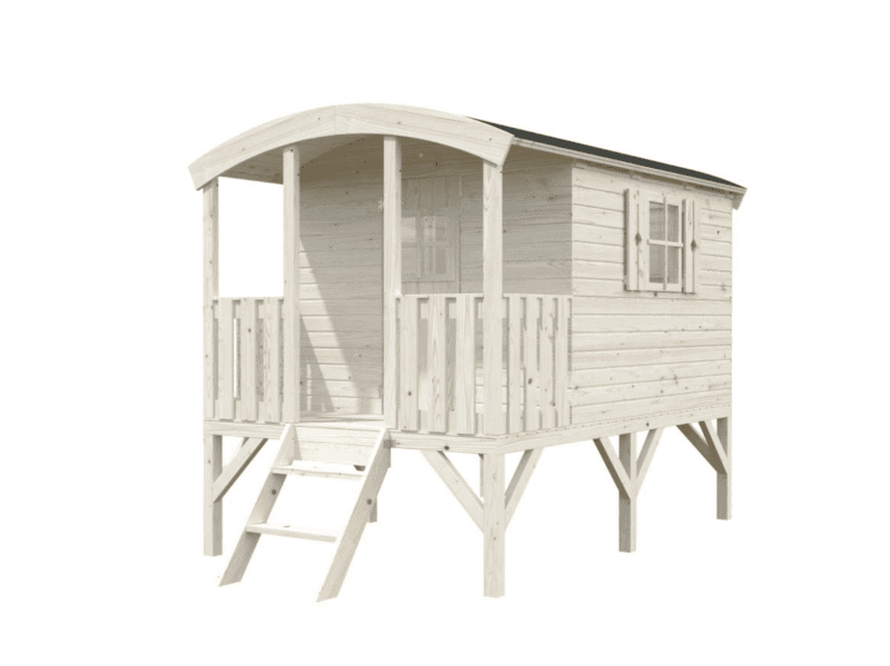 Casita infantil de madera casita infantil de madera huck l 1,8x2m l 3,3m² l 16mm