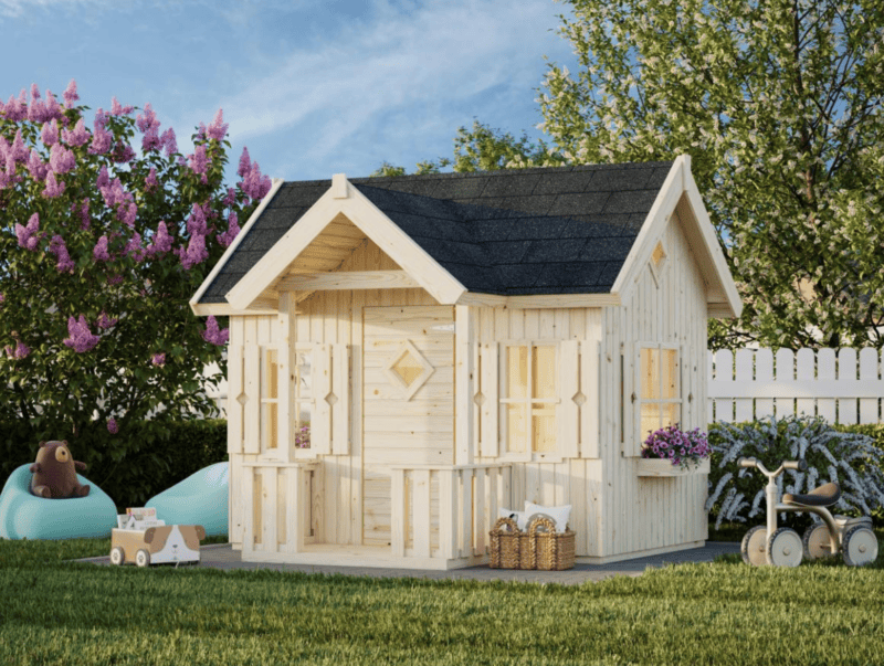 Casita infantil de madera casita infantil de madera jennie l 2,33x1,57m l 3,6m² l 16mm