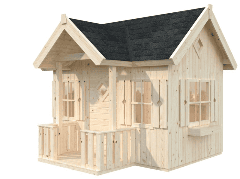 Casita infantil de madera casita infantil de madera jennie l 2,33x1,57m l 3,6m² l 16mm