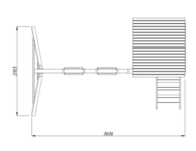 Parque Infantil De Madera Jesper Set 2 L 3,66×3X3,14M L 10,8M² - Kora Habitat Parque infantil de madera parque infantil de madera jesper set 2 l 3,66×3x3,14m l 10,8m²