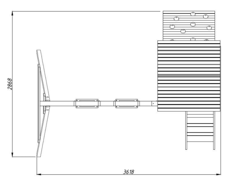 Parque Infantil De Madera Jesper Set 3 L 3,6X3X3,14M L 10,8M² - Kora Habitat Parque infantil de madera parque infantil de madera jesper set 3 l 3,6x3x3,14m l 10,8m²