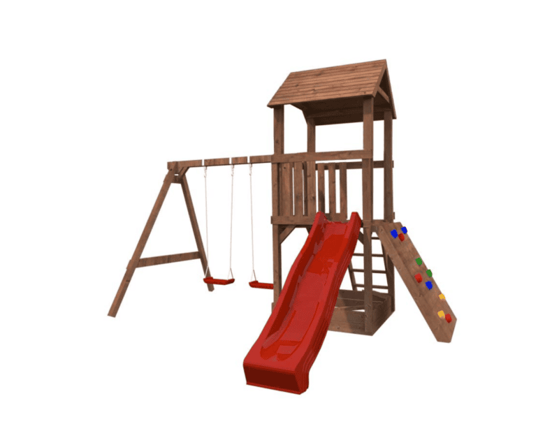 Parque Infantil De Madera Jesper Set 3 L 3,6X3X3,14M L 10,8M² - Kora Habitat Parque infantil de madera parque infantil de madera jesper set 3 l 3,6x3x3,14m l 10,8m²