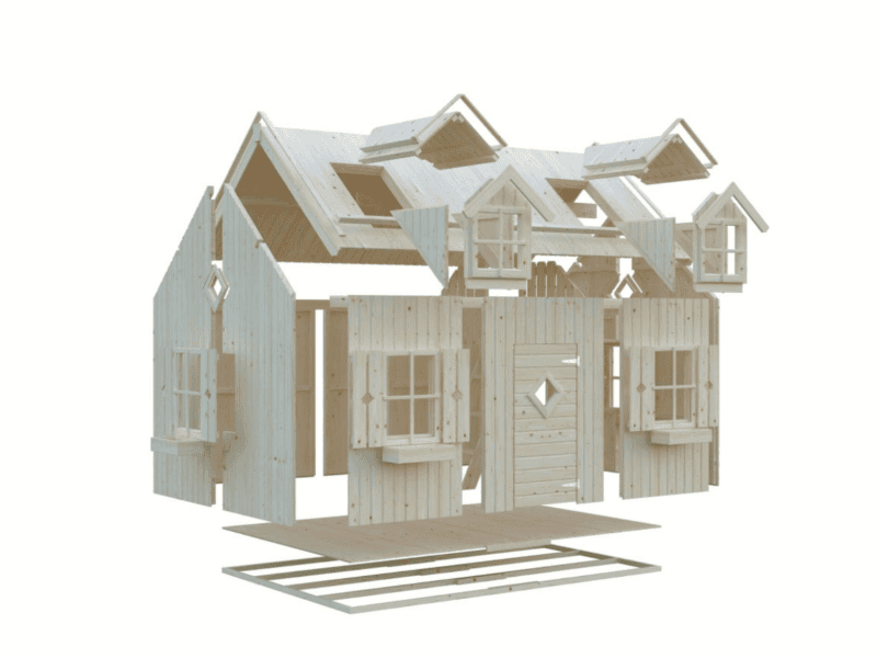 Casita infantil de madera casita infantil de madera marie l 2,86x1,93m l 5,4m² l 16mm