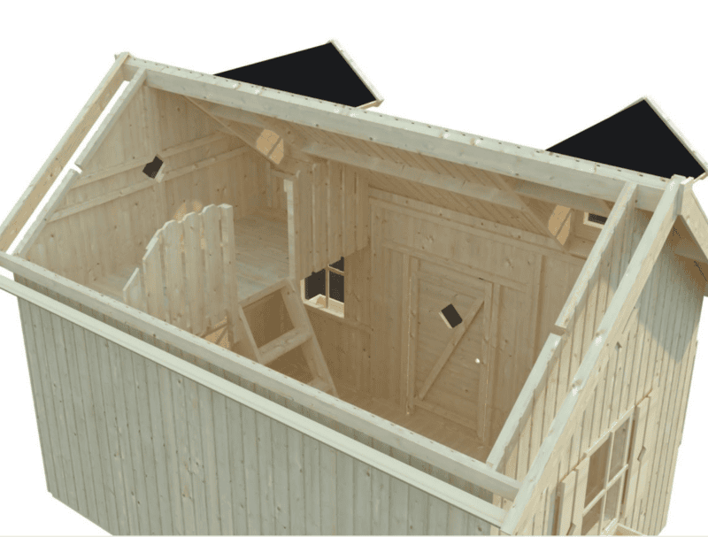 Casita infantil de madera casita infantil de madera marie l 2,86x1,93m l 5,4m² l 16mm