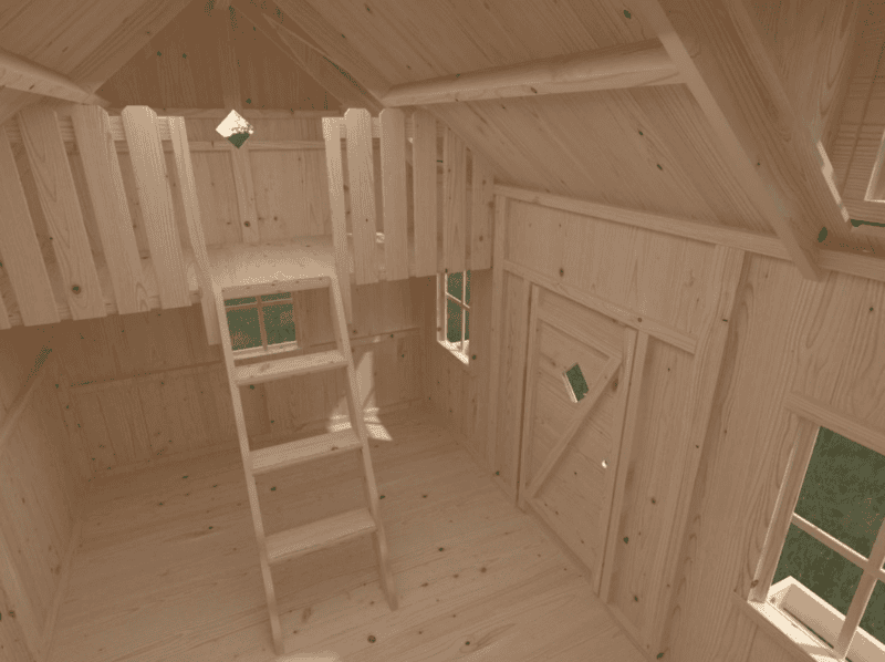 Casita infantil de madera casita infantil de madera marie l 2,86x1,93m l 5,4m² l 16mm
