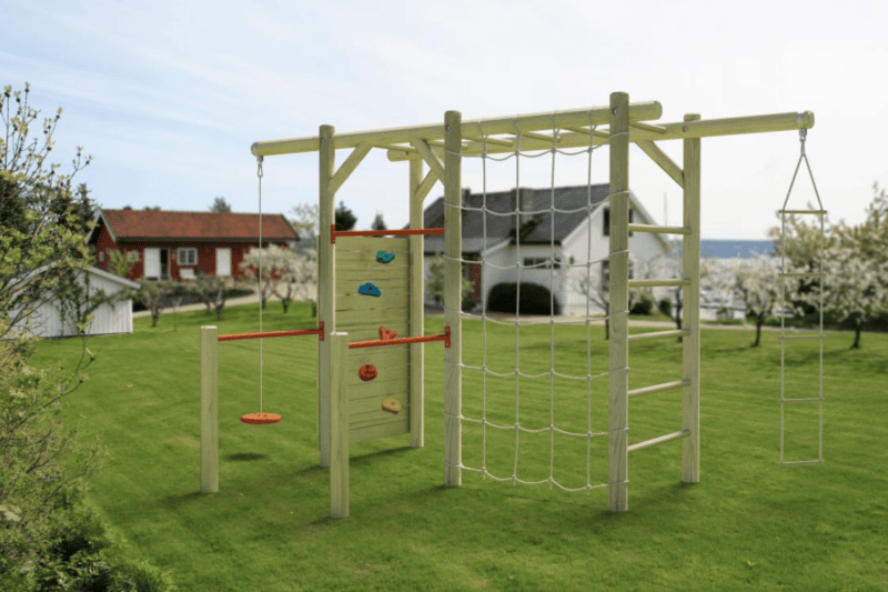 Parque infantil de madera parque infantil de madera merit l 3,5x2m l 7,15m²