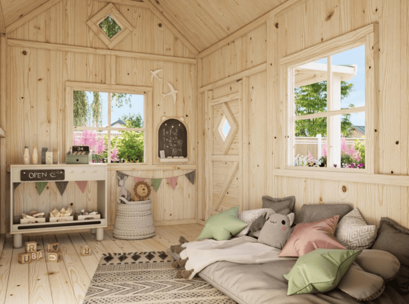 Casita infantil de madera casita infantil de madera otto l 2,33x1,57m l 3,6m² l 16mm