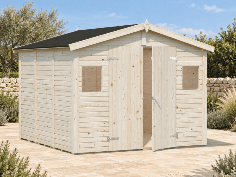 Cobertizo de madera