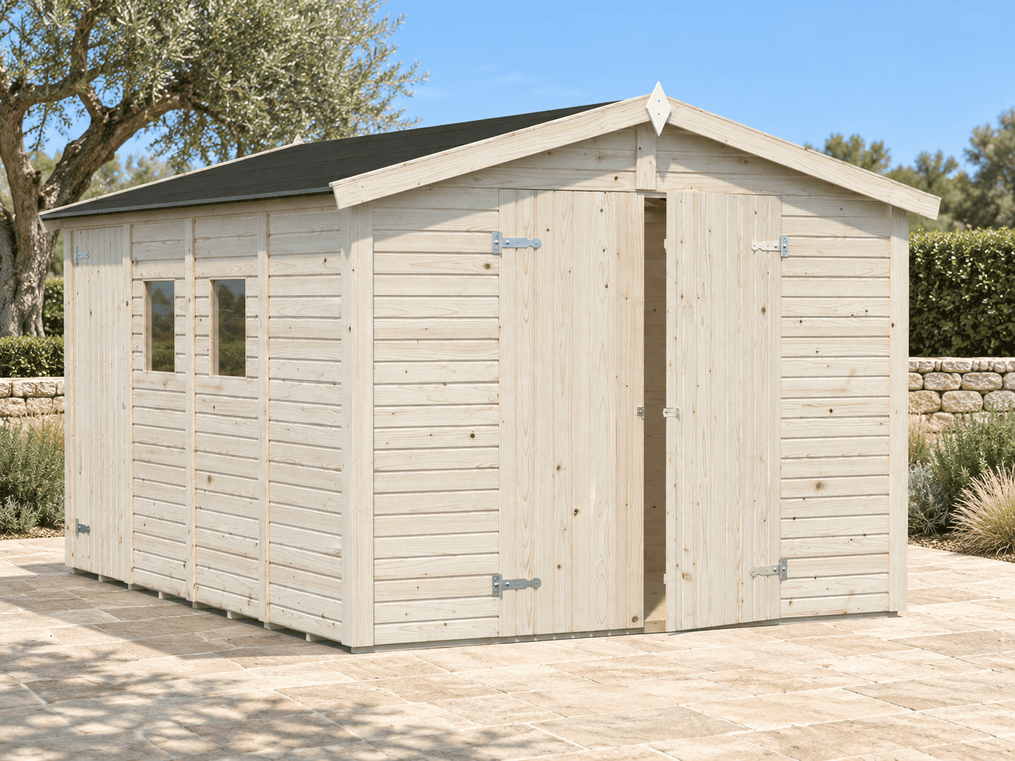 Cobertizo de madera