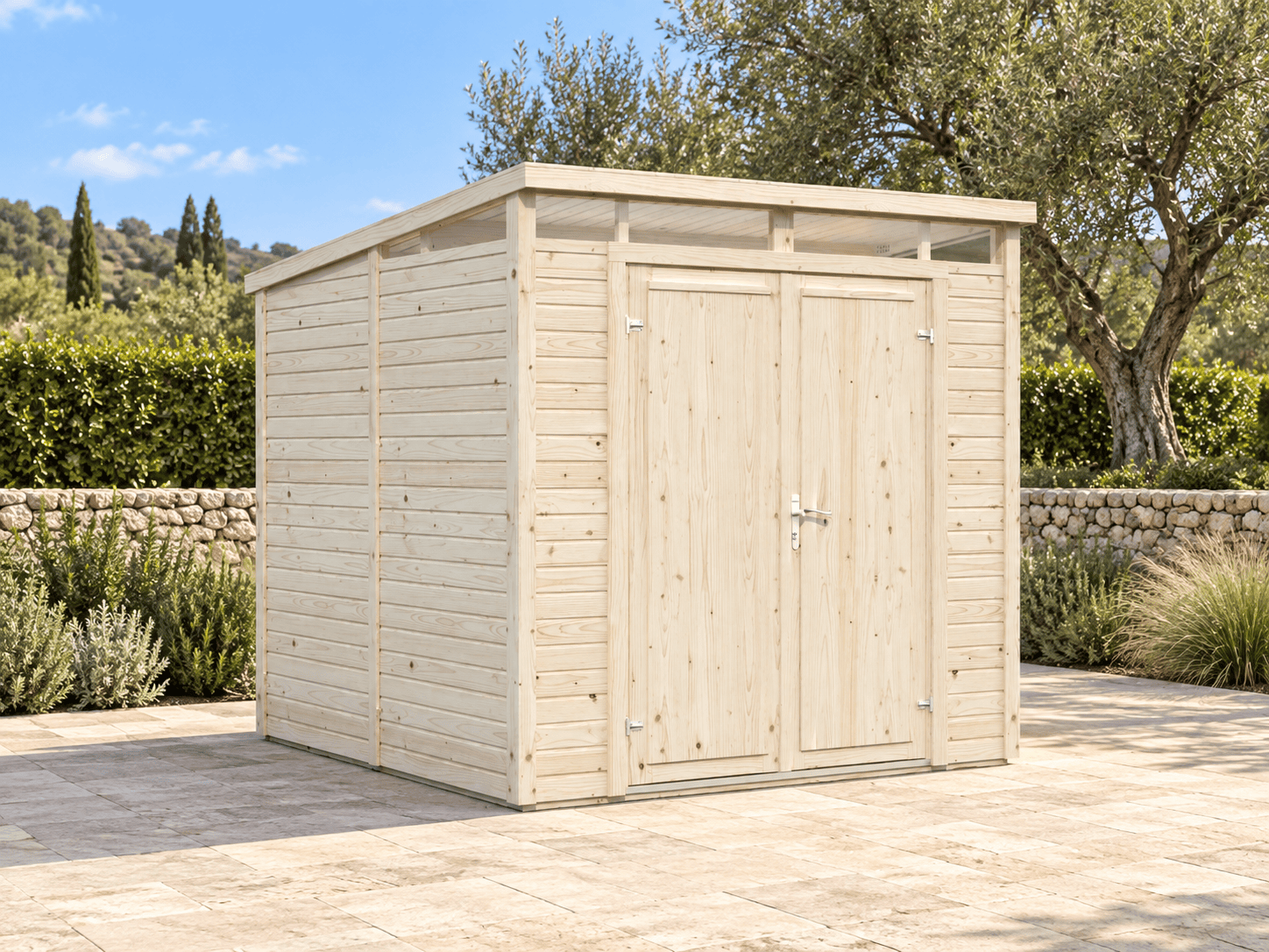 Cobertizo de madera