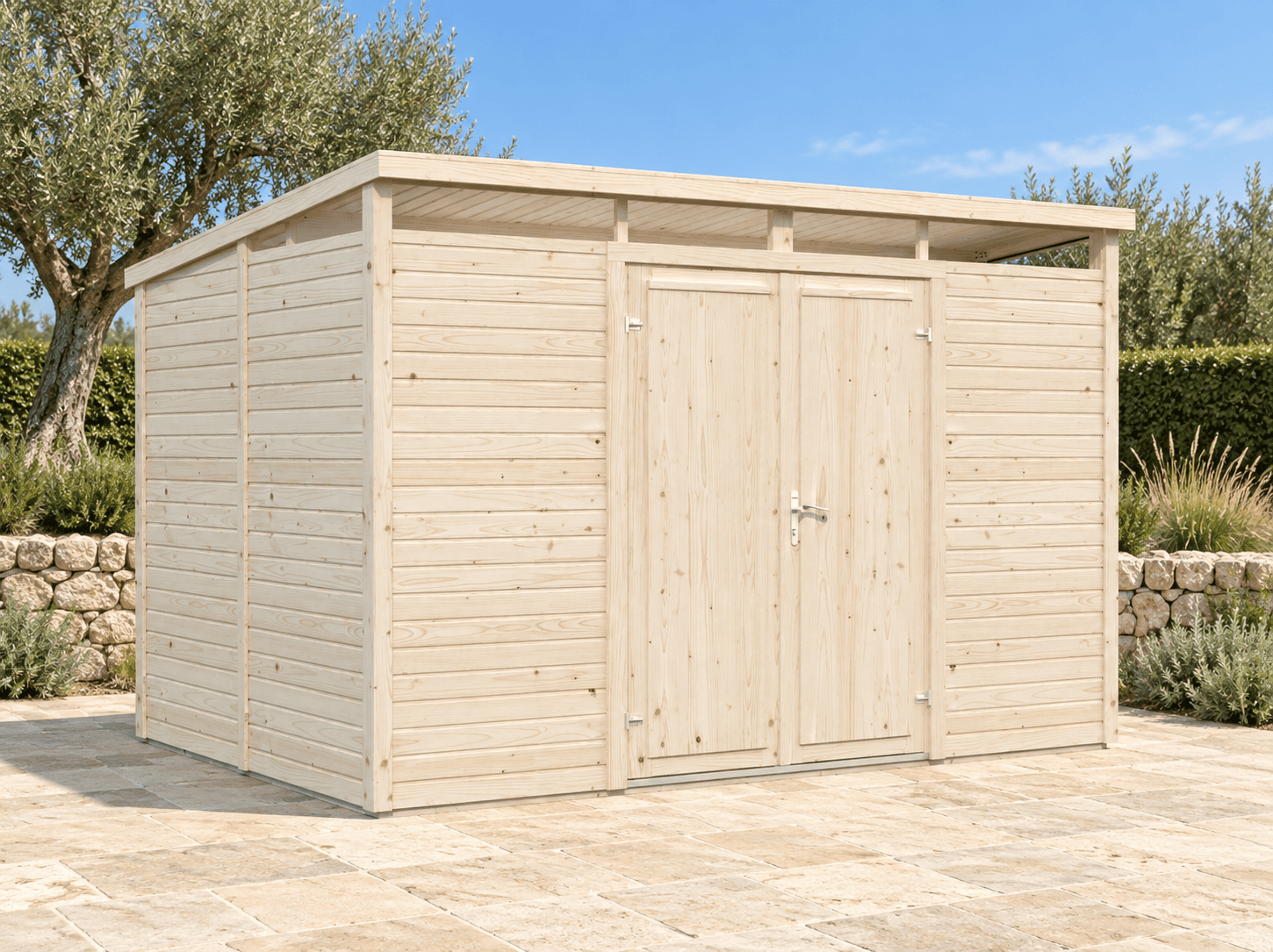 Cobertizo de madera