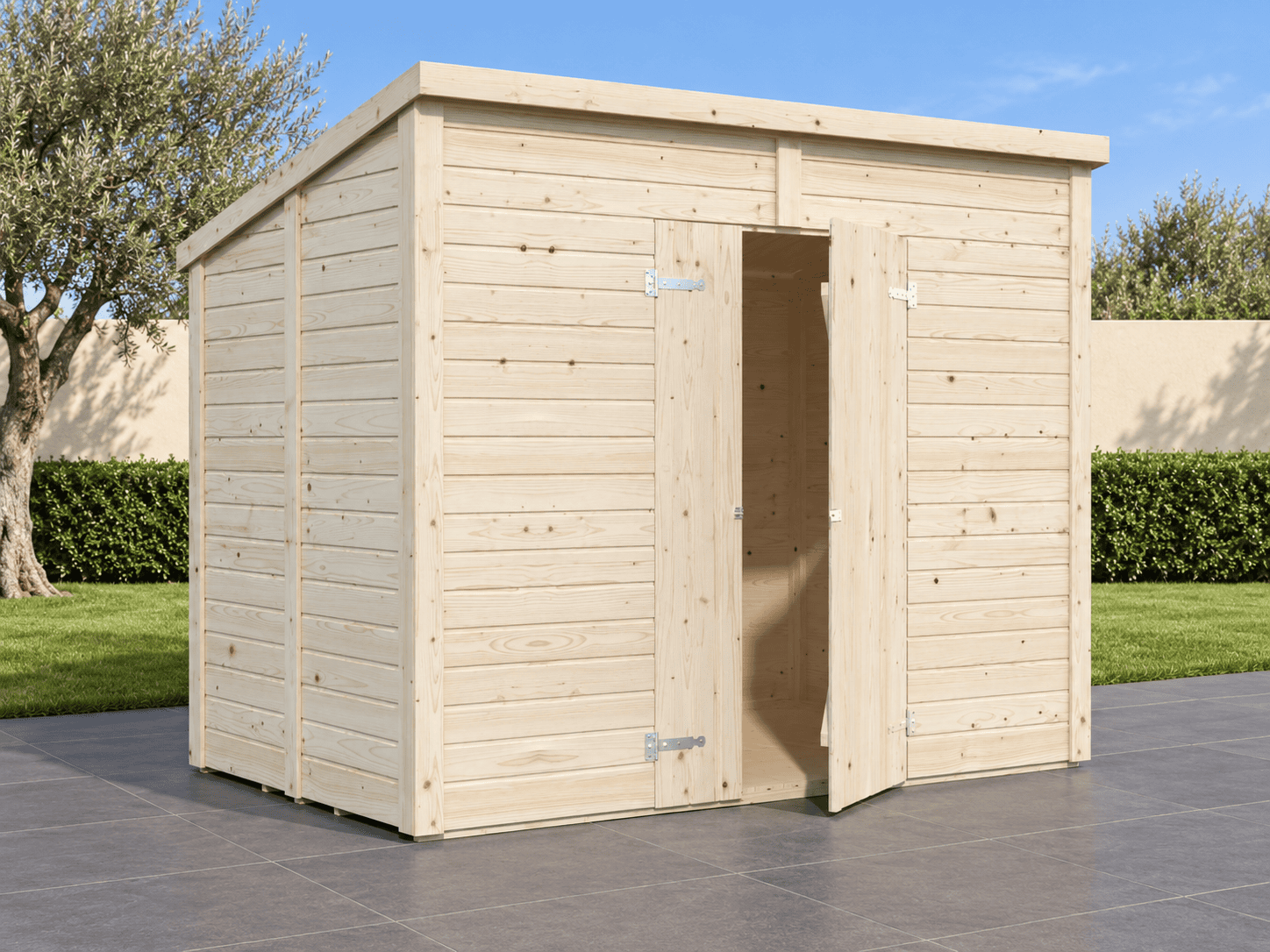 Cobertizo de madera