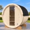 Sauna de barril de madera para jardín