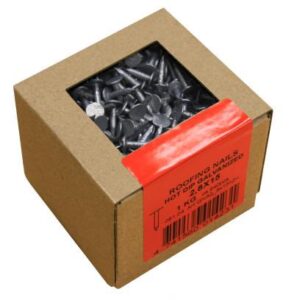 Caja de 1kg tachuelas para tejados de casetas de madera