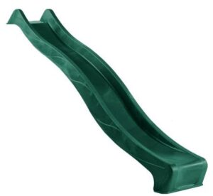Parque infantil de madera tobogán infantil 2,9m verde