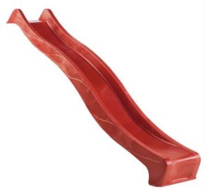 Parque infantil de madera tobogán infantil 2,9m rojo